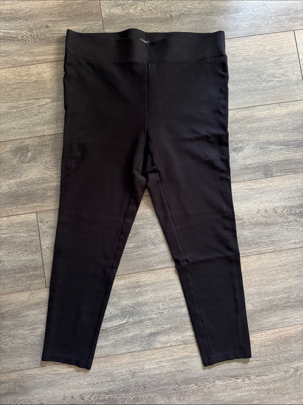 LOFT Black Stretch High-Waist Leggings